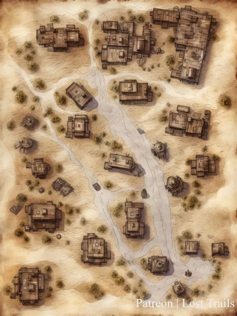 The Wild West [Free] | Lost Trails | Dnd world map, Dungeon maps ...