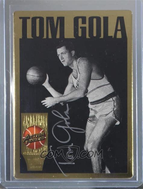 1994-95 Action Packed Basketball Hall of Fame - [Base] - Autographs #31 - Tom Gola