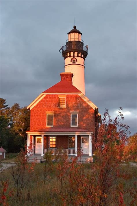 Pictured Rocks Lighthouse Stock Photos - Free & Royalty-Free Stock ...