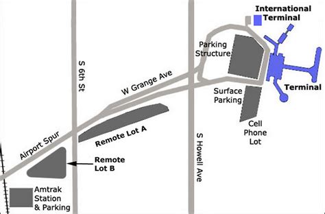 Airport Parking Map - milwaukee-airport-parking-map.jpg