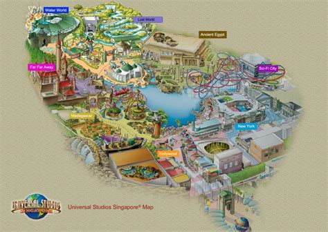 Resort world sentosa map - Resorts world sentosa map (Republic of Singapore)