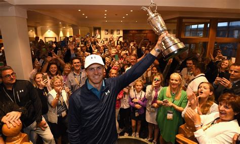 British Open winners celebrating with Claret Jug over the years