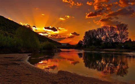 Sunset River Wallpapers - Top Free Sunset River Backgrounds - WallpaperAccess