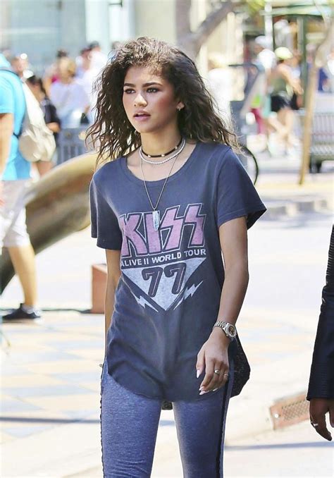 Zendaya in Tights Shopping -11 | GotCeleb