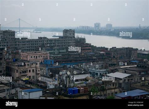 skyline view of kolkata city Stock Photo - Alamy