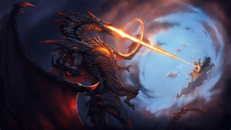 Dragon Attack Fire Blast 4k Wallpaper,HD Artist Wallpapers,4k Wallpapers,Images,Backgrounds ...