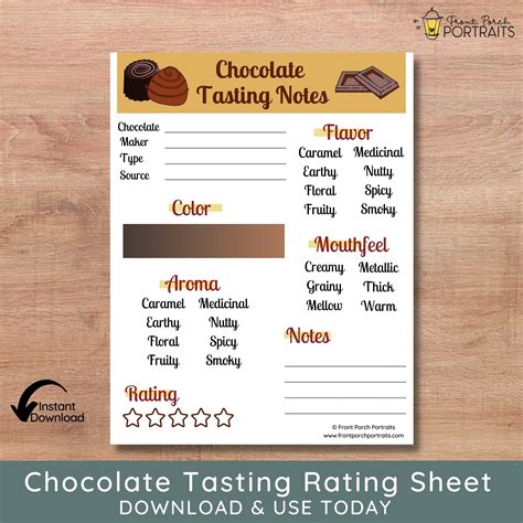 "Keep track of your favorites (and not so favorite) chocolates with ...