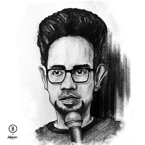 Abhishek Upmanyu Caricature by Jay - Stoned Santa