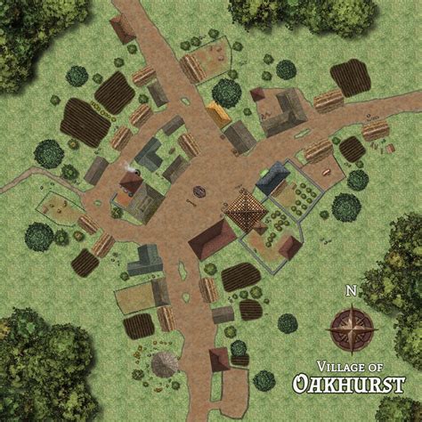 Oakhurst Village Map_Sunless Citadel | Inkarnate - Create Fantasy Maps Online