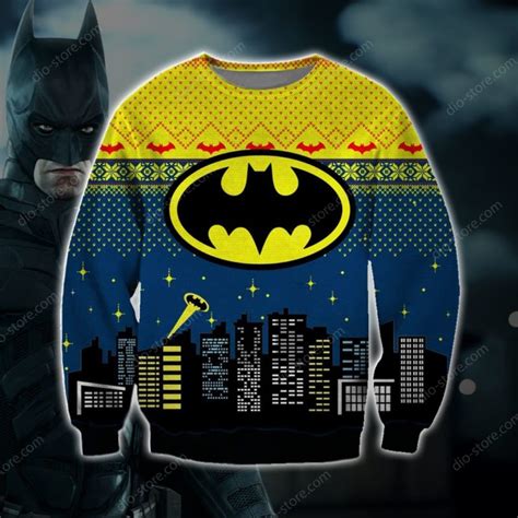 Batman Night Sky Christmas Ugly Sweater - REVER LAVIE