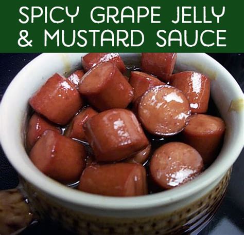 little smokies grape jelly mustard