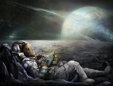 Dreaming Astronaut: Sci-Fi HD Wallpaper