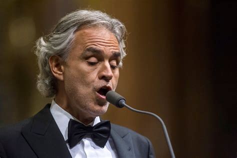 Opera singer andrea bocelli - frontasl