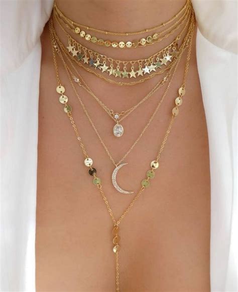 Layered necklace designs