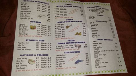 Menu at Windy City Express restaurant, Urbana, 410 N Race St