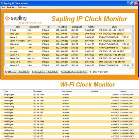 Sapling Network Clock Monitoring Software » advance-NET