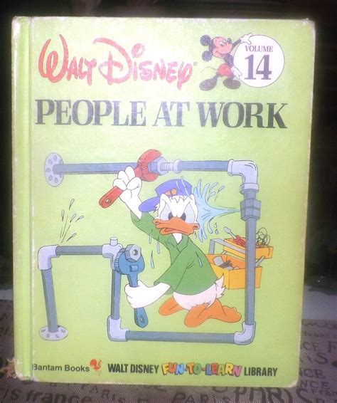 Vintage (1984) Walt Disney Mickey Mouse Donald Duck Volume 14 Fun to Learn Library People at ...