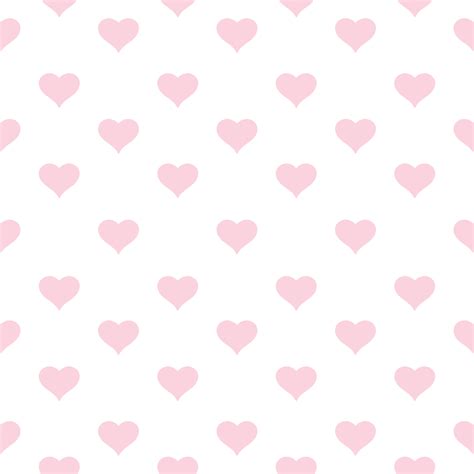 Cute Pink Heart Seamless Pattern White Background 5120269 Vector Art at Vecteezy