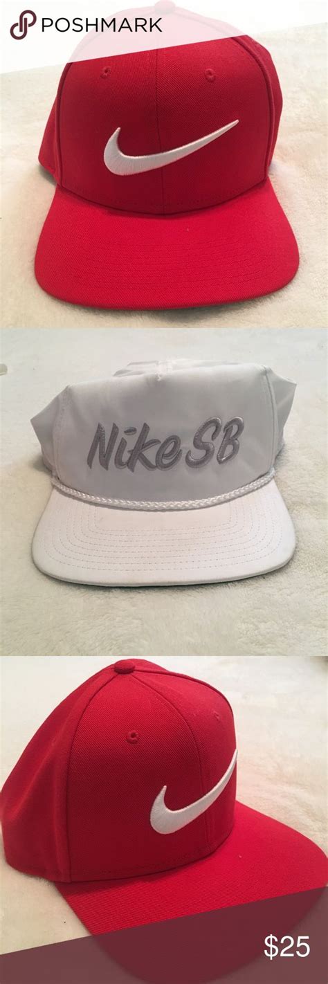 Nike swoosh SnapBack hat | Snapback hats, Red nike, Nike accessories