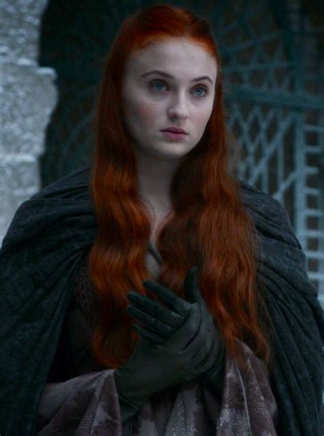 Sansa Stark (actress: Sophie Turner) from TVs Game of Thrones | Sansa ...