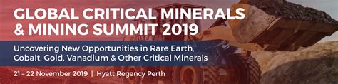 Register Now | Global Critical Minerals and Mining Summit 2019