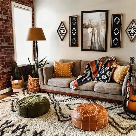 Create an Aesthetic Living Room With a Bohemian Interior Style - HomesFornh