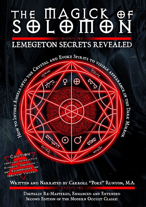 The Magick of Solomon | Magick, Secrets revealed, Magick book