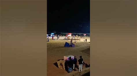 night view of Vizag beach - YouTube