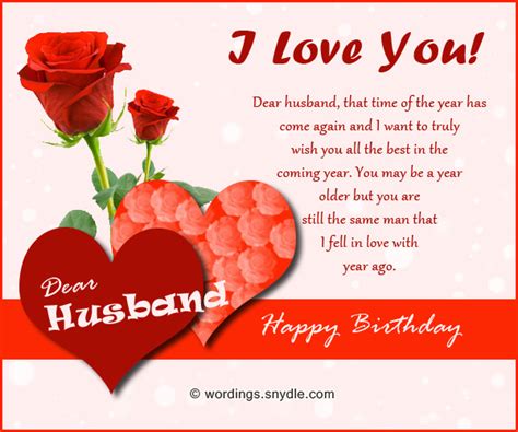 Birthday Wishes for Husband: Husband Birthday Messages and Greetings ...