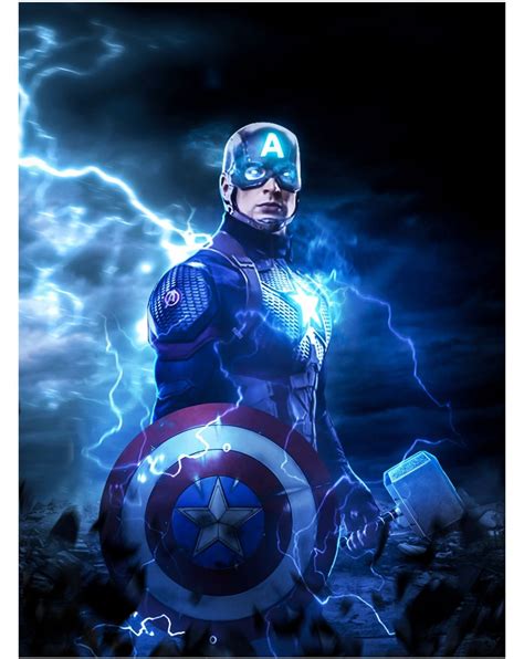 Captain America Mjolnir : r/Endgame