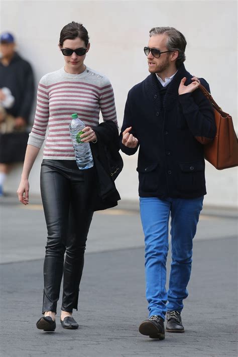 ANNE HATHAWAY and Adam Shulman Out in New York 05/22/2015 - HawtCelebs