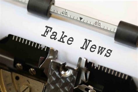 Fake News - Typewriter image