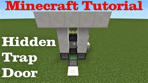 Minecraft Hidden Trap Door [Tutorial] - YouTube