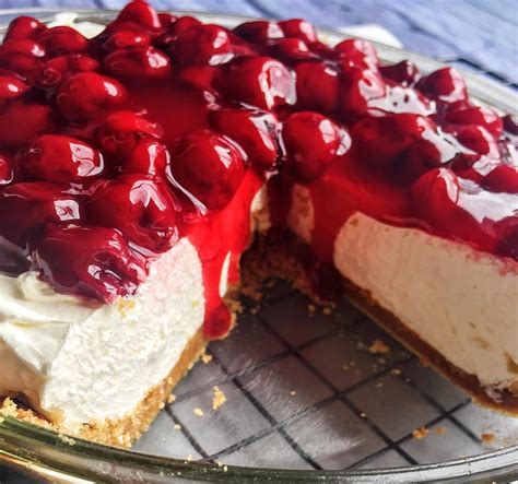 Easy No-Bake Cherry Cheesecake – mama of montreal