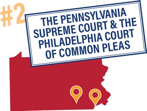 Pennsylvania Supreme Court & the Philadelphia Court of Common Pleas ...