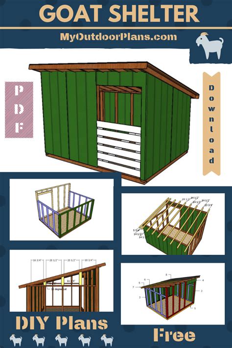 Goat Shelter Plans - PDF Download | MyOutdoorPlans