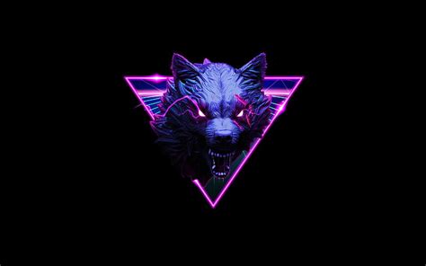 Share more than 53 neon wolf wallpaper super hot - in.cdgdbentre