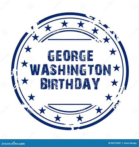 George Washington Birthday. Royalty-Free Stock Photography | CartoonDealer.com #86100347