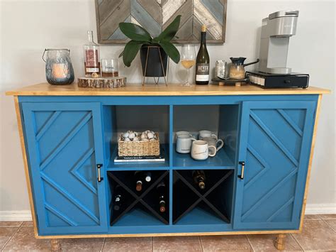 Modern Bar Cabinet DIY: Ikea Kallax Hack - Grit and Graceful