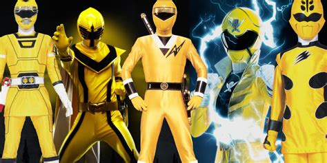 Every Yellow Power Ranger, Ranked | Screen Rant