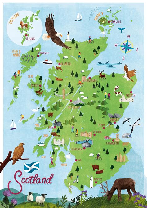 Scotland Map — Kerry Hyndman