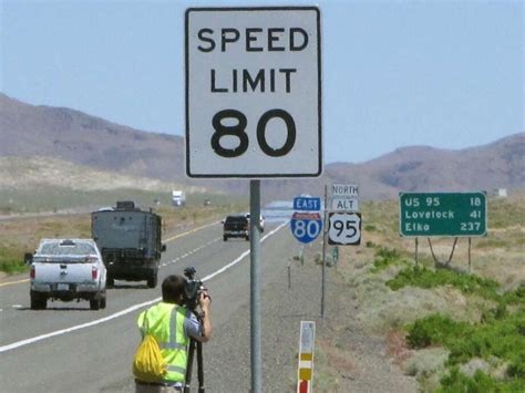 Nevada raises speed limit to 80 mph on desert highway - SFGate