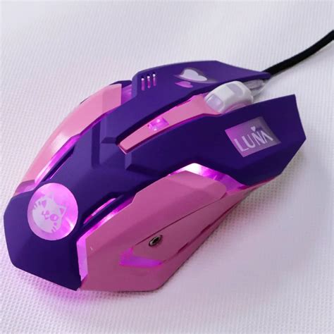 SELL PRODUCT USB Wired Gaming Mouse Pink Computer Professional E-sports ...