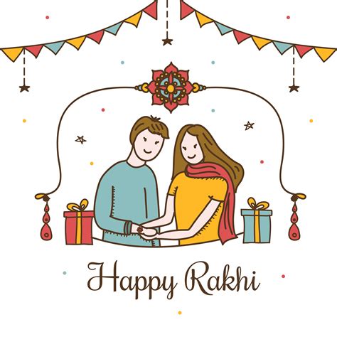 Happy Rakhi Vector 226697 Vector Art at Vecteezy