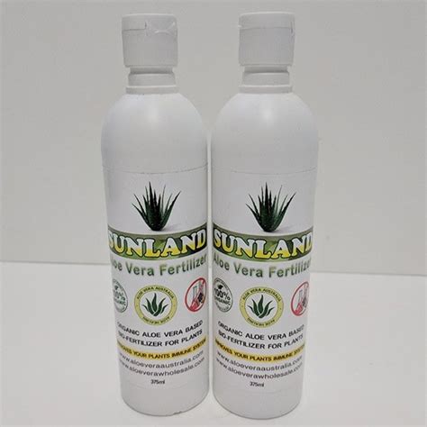 2 x 375 Aloe Vera Bio-Fertilizer - Aloe Vera Australia