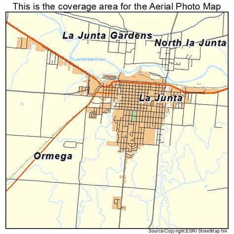 Aerial Photography Map of La Junta, CO Colorado