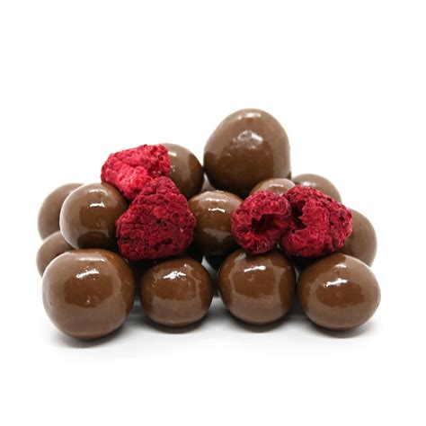 Milk Chocolate Freeze Dried Raspberries - Wholesale Chocolates & Confectionery Manufacturer