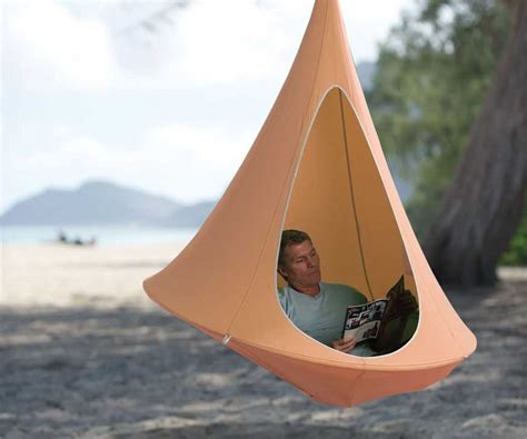 This Hanging Cocoon Private Hammock Makes The Perfect Reading Or Nap Spot