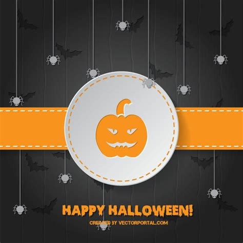 Happy Halloween vector background | Halloween vector, Vector background ...