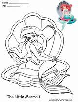 Color Ariel Little Mermaid  Mermaid coloring Book sketch template